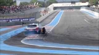 Sebastien Loeb Peugeot 208 T16 pikes peak Back Fire - HUGE POWERSLIDE - drift - Big acceleration