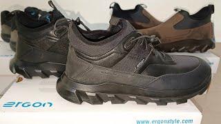 Ergon Outdoor Shoes || Men Casual Ergon Style Leather Shoes, Ergon Kansas Men's Tan Casual Sneakers