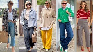 Comfortable Timeless Looks for All Elegant Ladies Over 40, 50-60-70