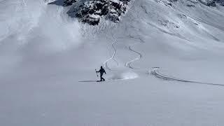 Skiing Crudbusters in the Thompson Pass area Chugach Alaska