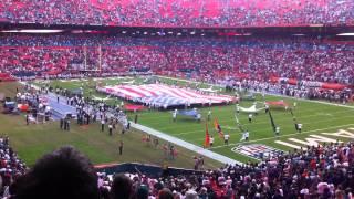 Miami dolphins opening ceremony at sun life stadium