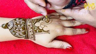 Royal Peacock Mehndi Design | Full Back Hand Mehndi | Advance Mehndi class | Raj Mehandi Designer