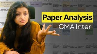 Paper Analysis Dec 24 | All Subjects | CMA Inter | Palak Sharma AIR-39