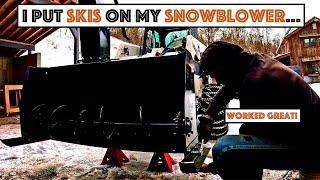 #768 -  I Put Skis On My Snowblower... And It Worked Great!