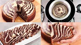 Chocolate Cake||Soft Cake Recipe||Homemade Chocolate Vanilla Cake Recipe By Kitchen With Zarmeen.