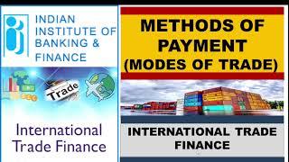 Chapter 5 - Modes of International Trade