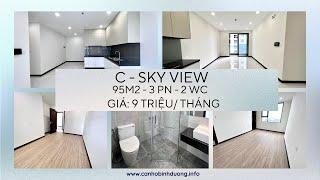 Cho thuê căn hộ C-Sky View 95m2 3PN | C Sky View Bình Dương