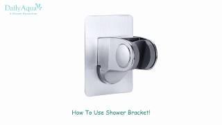 How To Use Wall Mounted Shower Head Bracket