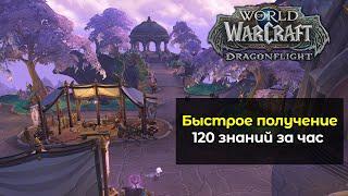 Как получить 120 знаний за час для основной профессии ? | World of Warcraft: DragonFlight 10.1.7