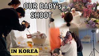 Our baby’s first Portfolio shoot in Korea | I am so nervous | Indian Korean baby