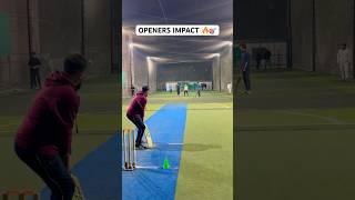 Cricket Openers Impact  Batsman Shots To Pace Bowling Before Marvellous Catch  #cricket #shorts