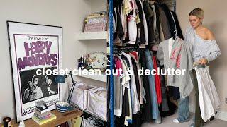 autumn closet clean out & declutter