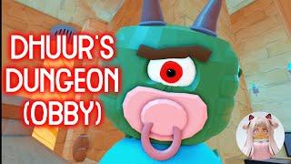 DHUUR'S DUNGEON (OBBY) - Roblox Obby Gameplay Walkthrough No Death [4K]