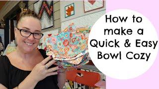 Darvanalee Designs | How to make a Quick and Easy Bowl Cozy | For Any Size Bowl #WithMe