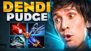 ЛЕГЕНДАРНЫЙ ПУДЖ ОТ ДЕНДИ РАЗВАЛИЛ ВСЮ МАПУ  | Dendi Pudge 7.35d