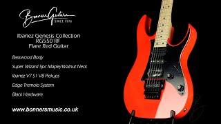 Ibanez Genesis Collection RG550 RF Flare Red Guitar | Bonners Guitar Store