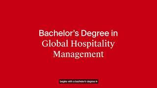 BBA in Global Hospitality Management - Les Roches