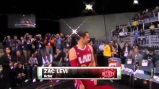 Zachary Levi at The 2011 NBA All-Star Celebrity Game - Introduction