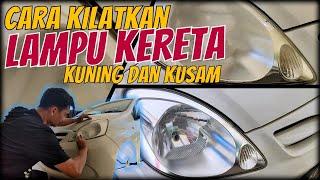 Cara Kilatkan Lampu Kereta Yang Sudah Kuning dan Kusam| Terus Nampak Baru! Mi10T Pro Video Test