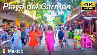 Playa del Carmen Daytime walk / Mexico  / November 2024 / 4K HDR