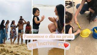 Fomos à praia e nos divertimos muito| Yasmim Bárbara