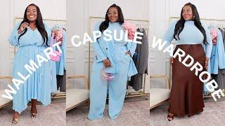  Plus Size Affordable Spring Capsule Wardrobe from Walmart! 