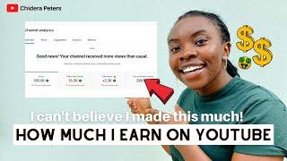 How much YouTube Pays Me At 12,000+ Subscribers | 40,000 views | 25,000 Views *Detailed