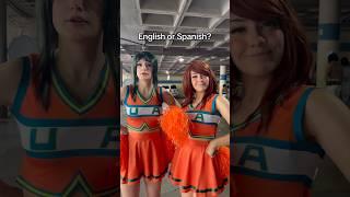 English or Spanish- My Hero Academia edition #anime #cosplay #myheroacademia #myhero