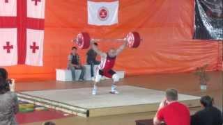 Gia Machavariani, snatch 180kg, Georgian Championship 2012