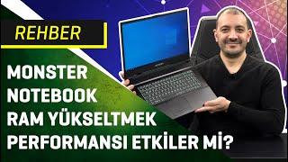 Monster Notebook RAM Yükseltmek Performansı Etkiler Mi?