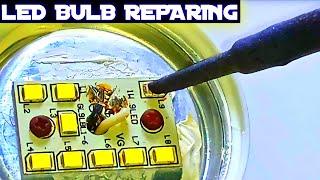 9 Watt LED Bulb Blinking Problem At Home|How to repair led bulb|led bulb|Led bulb repairing in hindi