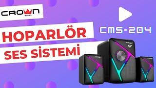 Crown Micro CMS-204 Hoparlör İncelemesi: Ses Kalitesi ve Tasarım Değerlendirmesi