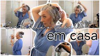 COMO CORTO O CABELO SOZINHA | Verinha Bernardino