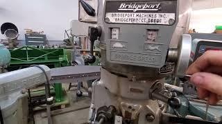 Bridgeport Milling Machine, 2 HP Variable Speed w/ Acurite Digital Readout