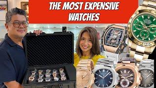 THE MOST CRAZY EXPENSIVE WATCHES. KASING PRESYO NA NG BAHAY AT KOTSE!