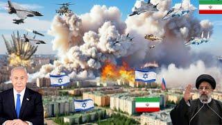 Israeli Top secret weapon convey Badly Wrecked By Irani Fighter jets & Helicopters - GTA 5