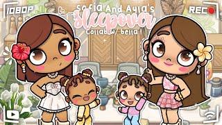 SOFIA AND AYLA'S SLEEPOVER *COLLAB WITH @LuvlyBellaa*|| *VOICED* || AVATAR WORLD