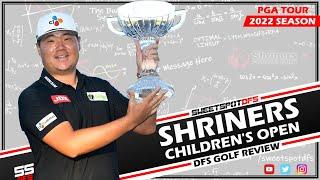 Shriners Children's Open | SweetSpotDFS | DFS Golf Review