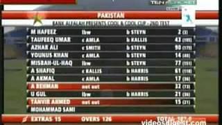 Abdul Rehman And Tanvir Ahmed Batting In 2nd Test