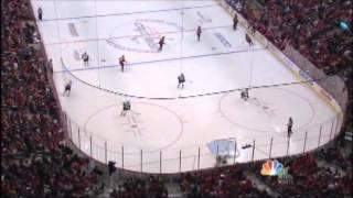 2/3/13: John Carlson scores on Tomas Vokoun thanks to stanchion