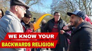 Hidden Hate Preacher Humiliated in Epic Takedown | Hamza | Speakers Corner | Sam Dawah