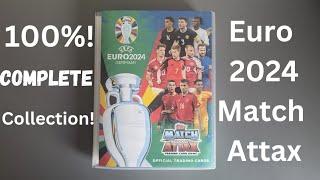 TOPPS EURO 2024 MATCH ATTAX COMPLETE COLLECTION BINDER! #euro2024 #topps #matchattax #footballcards