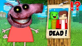 What if SCARY PEPPA PIG Seek JJ and MIKEY at 3:00 AM in Minecraft Maizen