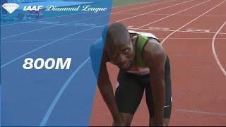 Nijel Amos and Emmanuel Korir battle to the 800m finish line in Rabat - IAAF Diamond League 2019