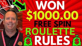 (NO LOSSES)-WON $1000-FREE SPIN ROULETTE SYSTEM IS INCREDIBLE!!