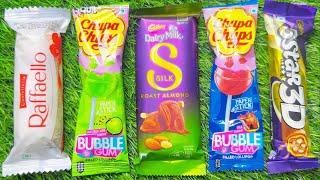 Satisfying video Asmr lollipops candy and chocolate gummy candy unboxing video Asmr.