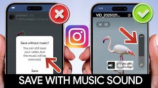 How to Download & Save Instagram Story with Music to Gallery without any app 2025