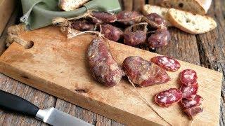 homemade Italian CACCIATORINI SALAMI DIY