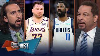 Kyrie Irving out for season, Is the Luka Doncic trade ‘worst in NBA history’? | FIRST THINGS FIRST