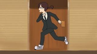 kobeni running (and crying) animated loop